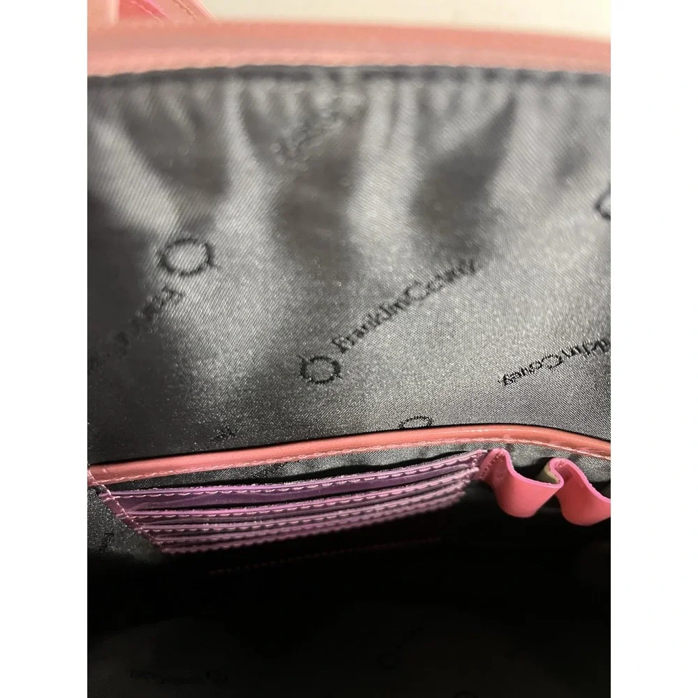 Franklin Covey Pink Leather Binder‎ Briefcase Laptop Bag